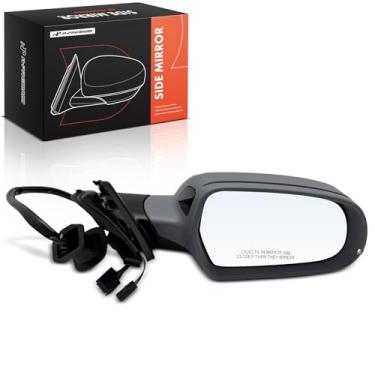 Imagem de A-Premium Espelho retrovisor elétrico do lado do passageiro - compatível com Audi A4, S4, 2010-2011 - Espelho retrovisor externo externo dobrável manual aquecido com seta e detecção de ponto cego