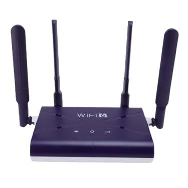 Imagem de Serounder Wi -Fi 6 Roteador Sem Fio Com Slot para Cartão SIM, 300 Mbps 4g LTE Viagem Portátil WiFi Hotspot, 4 Antenas, para Laptop Telefônico PC, até 32 Dispositivos