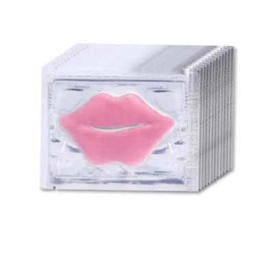Imagem de Kit 5/10/20 Máscara Labial Colágeno Cristal - Hidratação Profunda e Efeito Volume para Lábios (10 Un Labial)