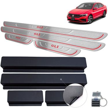 Imagem de Soleira de Porta Em Aço Inox Volkswagen Jetta Gli