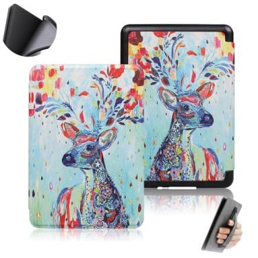 Imagem de GUKSRASO Capa para 7" Kindle Paperwhite 12ª Geração (2024)/ Colorsoft Signature Edition - Despertar/Suspender Automático Inteligente,Material TPU e Alça de Mão