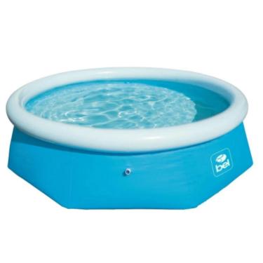 Imagem de Piscina Redonda Inflável 2700L 2,44M X 66Cm Bel Lazer Azul