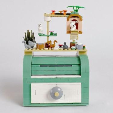 Imagem de Conjunto de construção Ulanlan Girls 672 unidades com 6 mini eletrodom