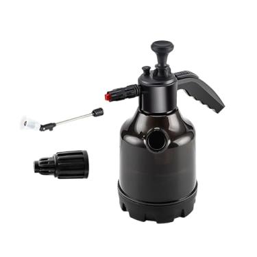 Imagem de predolo Pulverizador de espuma manual com copo medidor, pulverizador de água multiuso, espumador portátil para lavagem de veículos, trailers, carros e, Preto