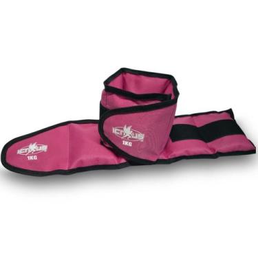 Imagem de Pesinho de perna Par Tornozeleria Peso 1kg Caneleira de Para Fortaleci