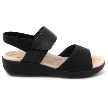 Imagem de Sandália Piccadilly Fascite Anabela Médio Feminina