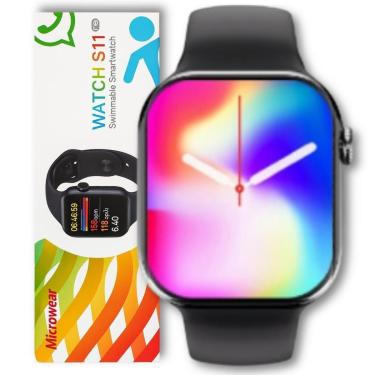 Imagem de Smartwatch S11 Pro Microwear Whats ChatGPT Faz Recebe Ligações Esportes Séria 11-Unissex