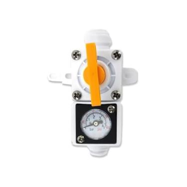 Imagem de Regulador Duotight Inline In-Line De 1 Peça - Com Medidor Integrado Para Água Ou Gás - 8 Mm (5/16" Push In)