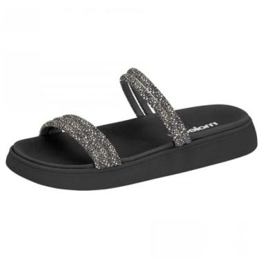 Imagem de Sandália Feminina Flatform Casual Conforto Moderna Moleca