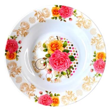 Imagem de Prato Fundo Melamina Estampado Hotel Buffet Restaurantes