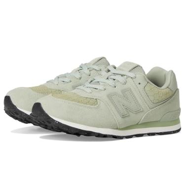 Imagem de New Balance Tênis masculino 574 V1 com cadarço, Cobra liga/cobra liga, 19