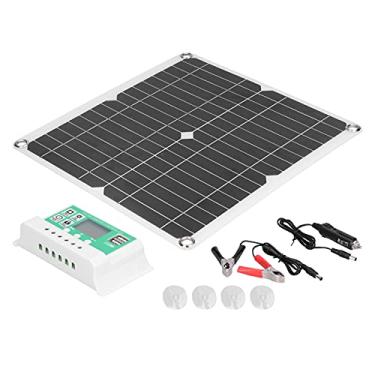 Imagem de AYNEFY Carregador Flexível do Painel Solar 40W Monocristalino Com Controlador 20A Ip65 para Barcos Rv Ao Ar Livre