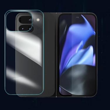 Imagem de Película protetora traseira para Google Pixel 9 Pro Fold Soft TPU Hydrogel Films Anti-Scratch Fingerprint Unlock Protective Film