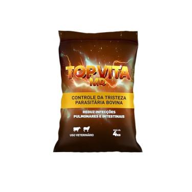 Imagem de Top Vita MD, Solução Homeopática Veterinária para Controle de Parasitas em Bovinos, Melhorador de Resistência e Desenvolvimento, 4kg, CMR