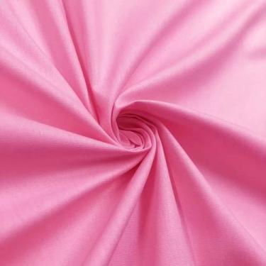 Imagem de Tecido Tricoline Liso Rosa - Tecidos Caldeira - 50 cm x 150 cm