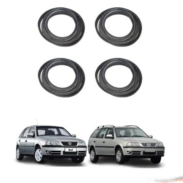 Imagem de Kit Borrachas 4 Portas linha Premium Gol Parati G2 G3 G4