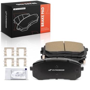 Imagem de A-Premium Conjunto de pastilhas de freio a disco de cerâmica frontal compatível com modelos Hyundai - Elantra 2021 2022 2023 2024, 4 peças