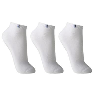 Imagem de Meia Lupo Sport Cano Curto 3225-089 C/3, Branco, Branco, Branco, 41-44