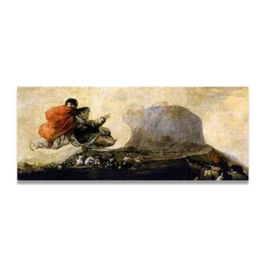 Imagem de LKXGRRSFG Seeing Amazing VisualsFrancisco De Goya Tela de arte romântica - Inspirado pelo mestre que moldou a arte moderna 50 x 100 cm sem moldura