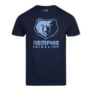 Imagem de Camiseta Masculina New Era Nba Logo Memgri  Nbi21tsh069
