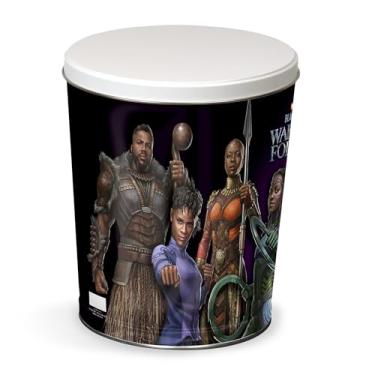 Imagem de WinCraft Lata de presente afunilada 3 galões Black Panther Marvel BL Panther 2
