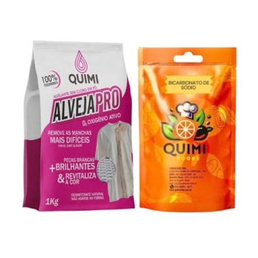 Imagem de Kit Percarbonato de Sódio 1kg + Bicarbonato de Sódio 1kg | Limpeza Natural e Multiuso | 100% Puro e Ecológico