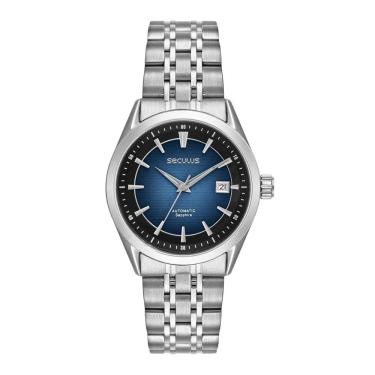 Imagem de Relógio Seculus Masculino Ref: 77349g0svna2 Automático Prateado