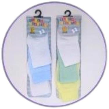 Imagem de Kit de meias poliamida para recém-nascido menino - duck