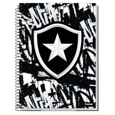 Imagem de Caderno Universitário Capa Dura Botafogo 10 Matérias Credeal, I
