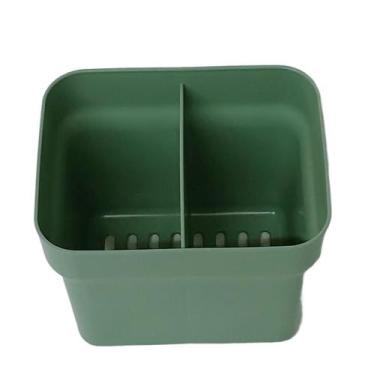 Imagem de Escorredor de talheres 2 divisorias verde menta micromax