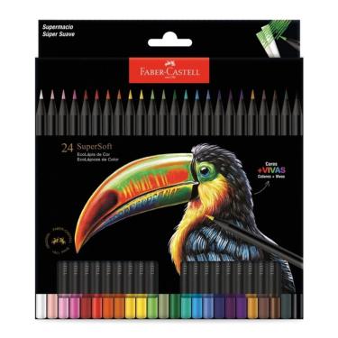 Imagem de Ecolápis De Cor Supersoft-24 Cores Fsc*