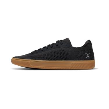 Imagem de FLUX FOOTWEAR Adapt Knit Trainer – Sapato de bico largo com aterramento Earth-Line, sola zero, cabedal de malha respirável e lavável na máquina – Perfeito para uso diário e treinamento leve, Preto