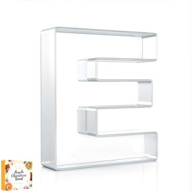 Imagem de Bandeja preenchível com letras de charcutaria acrílica de 25,4 cm, pratos de servir reutilizáveis em formato de número do alfabeto para tábua de charcutaria, frutas, doces, bolos, decoração de festa