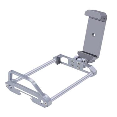 Imagem de menolana Moldura protetora para transmissor de rádio, suporte protetor para transmissor com suporte para celular para acessórios para Noble, Prata