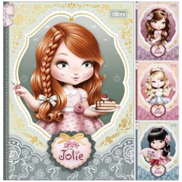 Imagem de Kit C/ 4 Caderno Jolie Brochura Colegial TILIBRA - 80 Folhas