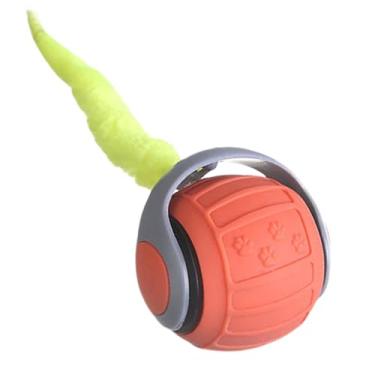 Imagem de Brinquedos interativos para gatos – Brinquedo inteligente de perseguição ativado, bola interativa para gatos com cauda, recarregável por USB, para alívio do tédio, treinamento de gatinhos, exercícios