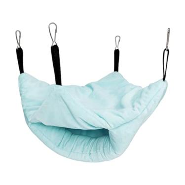 Imagem de Cama quente de periquito, cama quente de inverno de duas camadas para pássaros, suprimentos para animais de estimação para alimentação de aviários, gaiola de poleiro, continuar brincando, dormindo