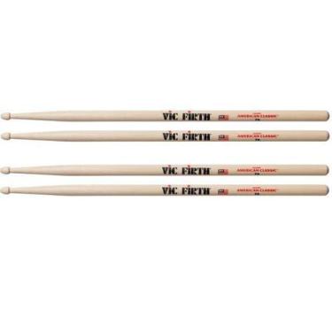Imagem de Kit 2 Pares Baquetas Vic Firth 7A American Classic Cod1265