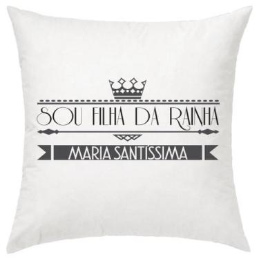 Imagem de Almofada Decorativa Sou Filha Da Rainha Maria 30 X 30 Cm - Evangelize,
