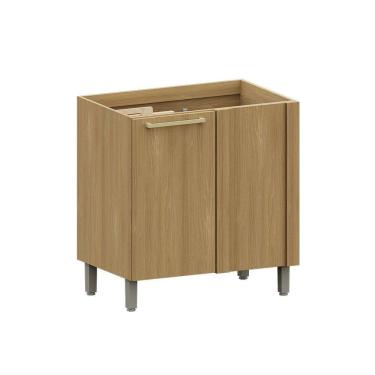 Imagem de Balcão De Cozinha Canto Reto 95cm 1Pt Elegance Luciane Móve