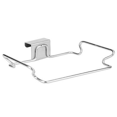 Imagem de GLOGLOW Suporte para Bolsa de Lixo para Cozinha, Grandes Armários de Aço Inoxidável Portas e Arm para Lixo Portátil Pode Desperdiçar Caixas de Parede de Parede