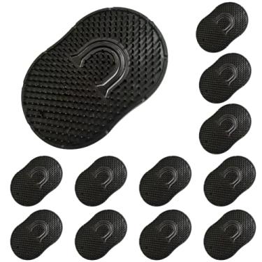 Imagem de Soft 'N Style Pacote Com 12 Pentes De Bolso Style, Pente Para Xampu, Escova Massageadora Cabelo E Couro Cabeludo, Ondulada (Preta)