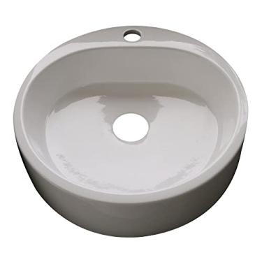 Imagem de Cuba para Banheiro Cubo Curve Branca com Base em Mármore Sintético - Cozimax