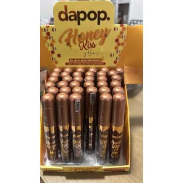 Imagem de Dapop Honey Kiss Glow Lip Gloss Hidratante com Extrato de Mel e Pantenol