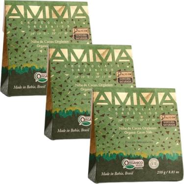 Imagem de Kit 3 Nibs de Cacau Orgânico Amma 250g