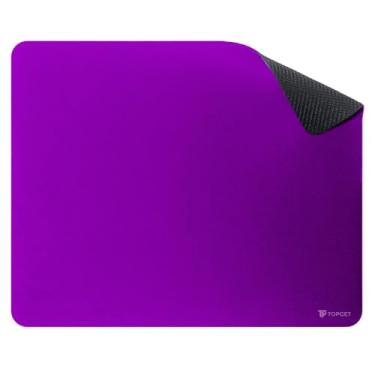 Imagem de Mouse Pad TopGet ProControl | Gamer & Home Office | Precisão, Deslize Suave | Base Borracha Antiderrapante, Poliéster Durável | 22x18 cm (Roxo)