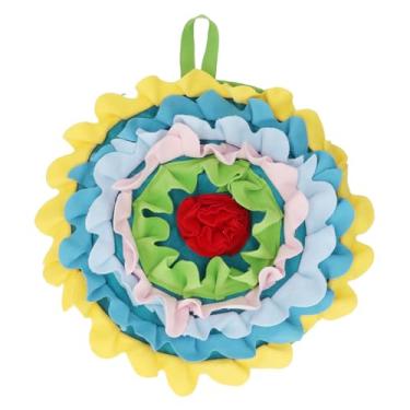 Imagem de CUOFYUNL Coelho Snuffle Mat Poliéster Pet Forrageamento Enriquecimento Brinquedo Atividade Play Bed para Hamster