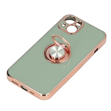 Imagem de Cryfokt Capa de Anel Com Glitter Dourado Rosa para 13, Capa de Telefone Giratória Ultrafina e à Prova de Choque de 360 ​​graus para 13 Com Suporte de Anel para Uso Diário (Fruta Verde)