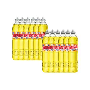 Imagem de Kit 12 Detergentes Lava-Louças Brisa Neutro 500ml