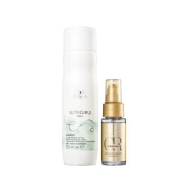 Imagem de Kit Shampoo 250ml NutriCurls e Oil Reflection 30g - Wella - Wella Prof